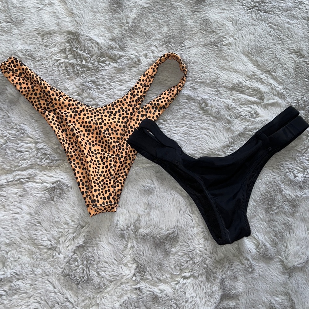 Cheetah bikini bottoms
